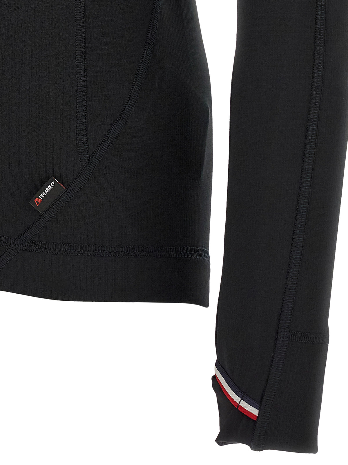 Moncler Grenoble Schwarzes Polyamid-Sweatshirt