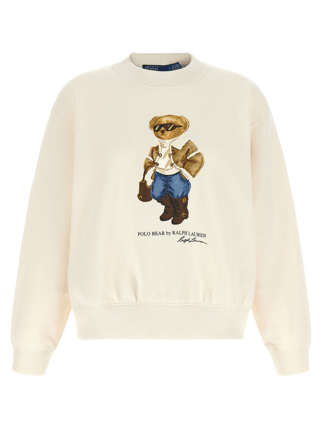 Polo Ralph Lauren Weißes Baumwoll-Sweatshirt