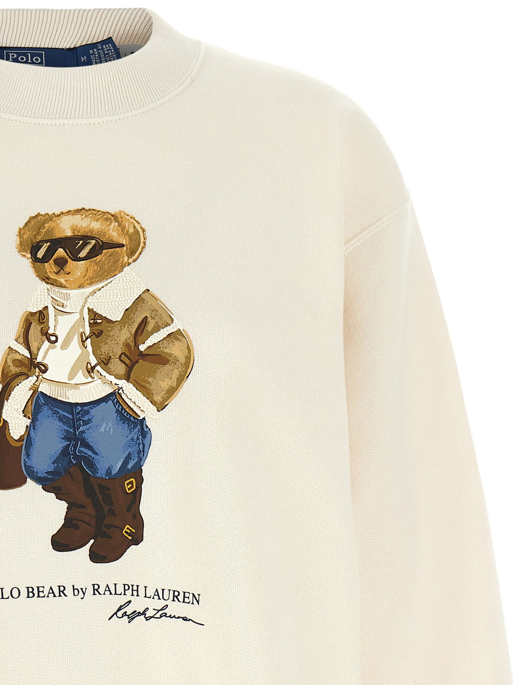 Polo Ralph Lauren Weißes Baumwoll-Sweatshirt