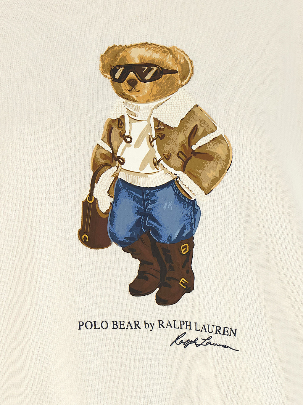 Polo Ralph Lauren Weißes Baumwoll-Sweatshirt