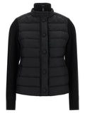 Moncler Grenoble Schwarzer Cardigan aus Polyamid