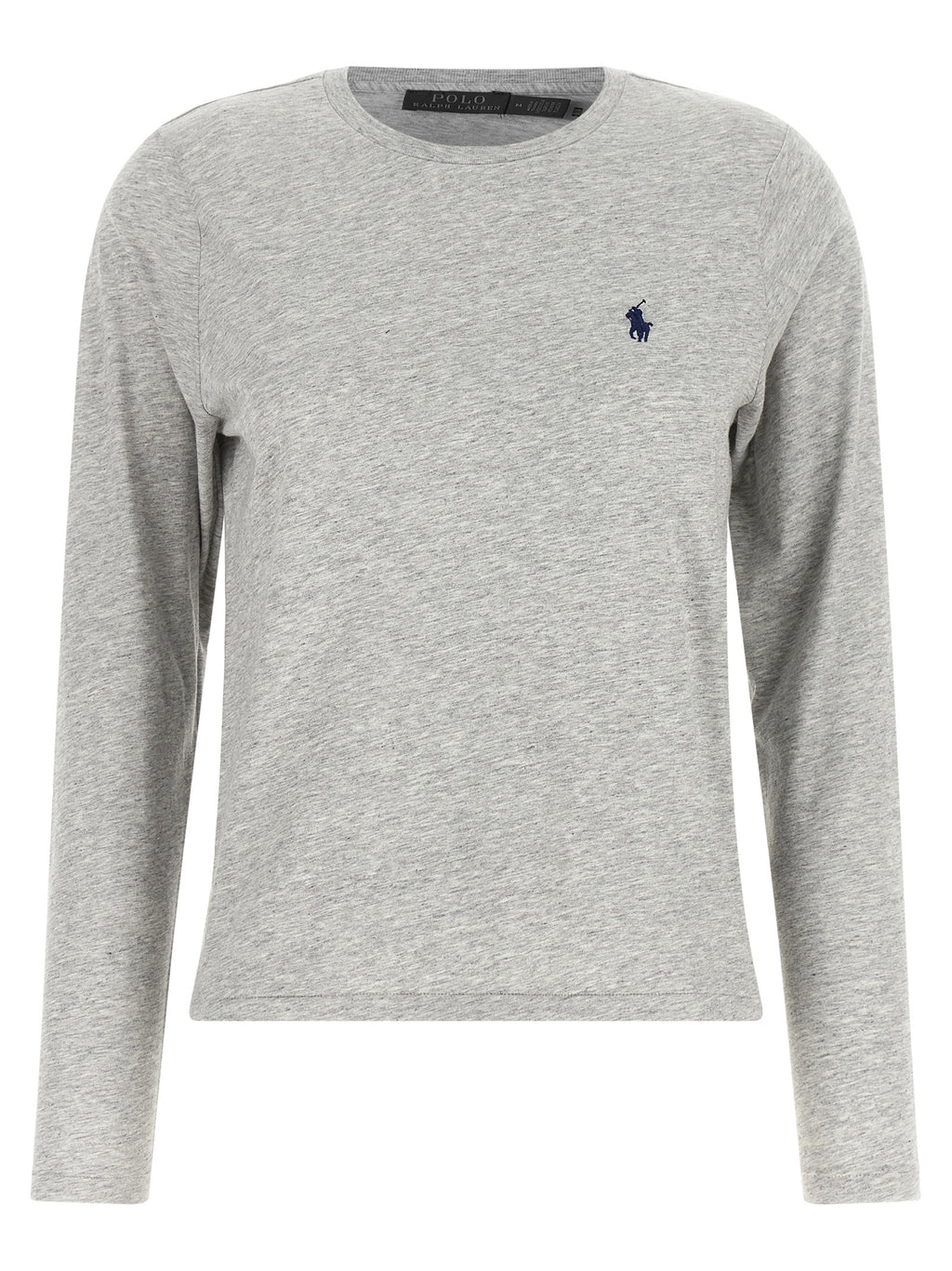 Polo Ralph Lauren Graues Baumwoll-Langarmshirt