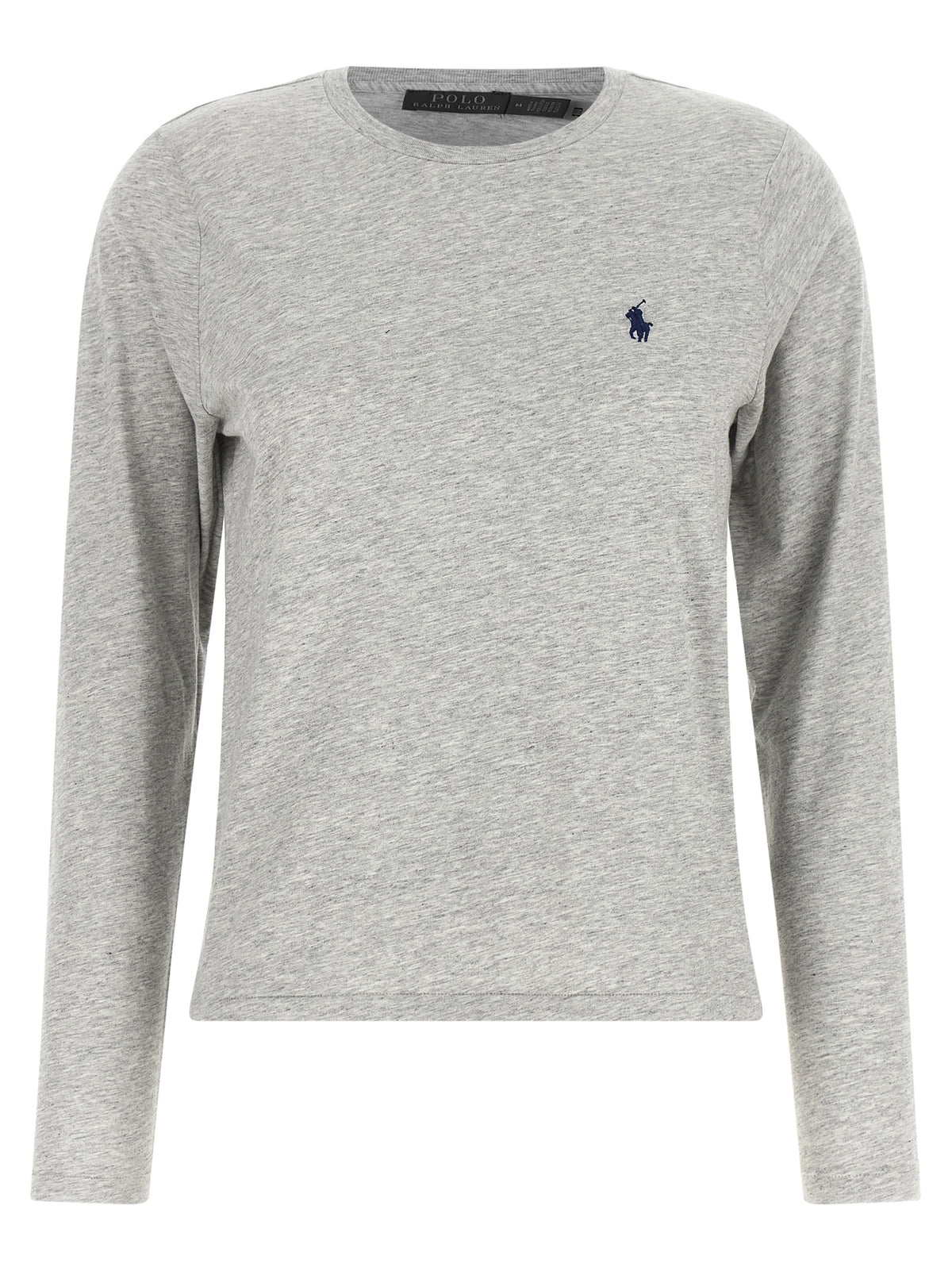 Polo Ralph Lauren Graues Baumwoll-Langarmshirt