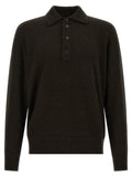 ZEGNA Braunes Woll-Poloshirt