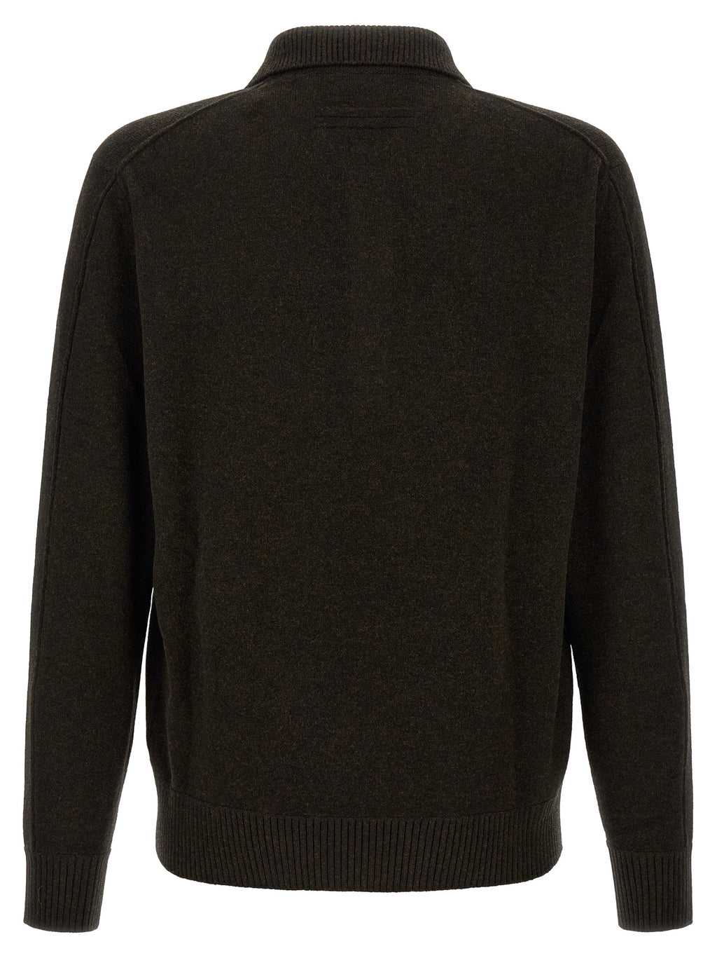ZEGNA Braunes Woll-Poloshirt