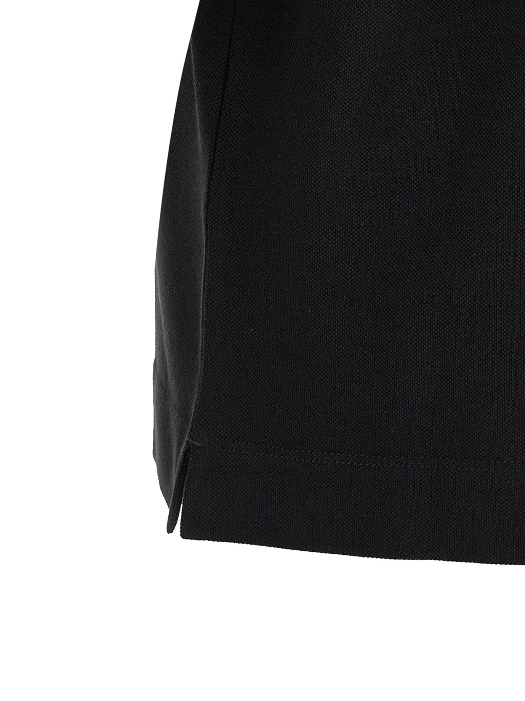 ZEGNA Schwarzes Baumwoll-Poloshirt