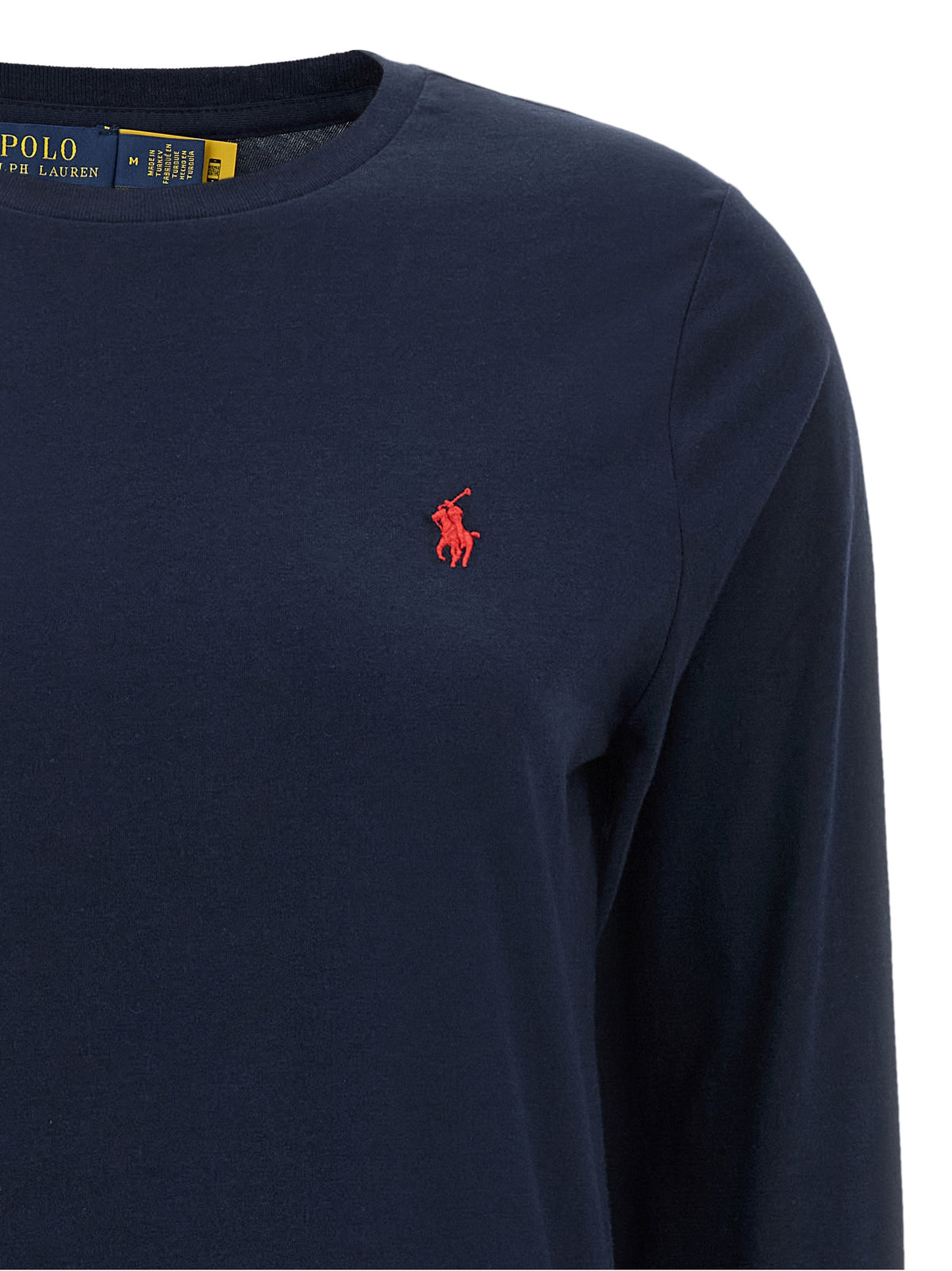 Polo Ralph Lauren Blaues Baumwoll-Sportswear-T-Shirt