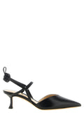 Fendi Schwarze Pumps aus Kalbsleder mit mittlerem Absatz