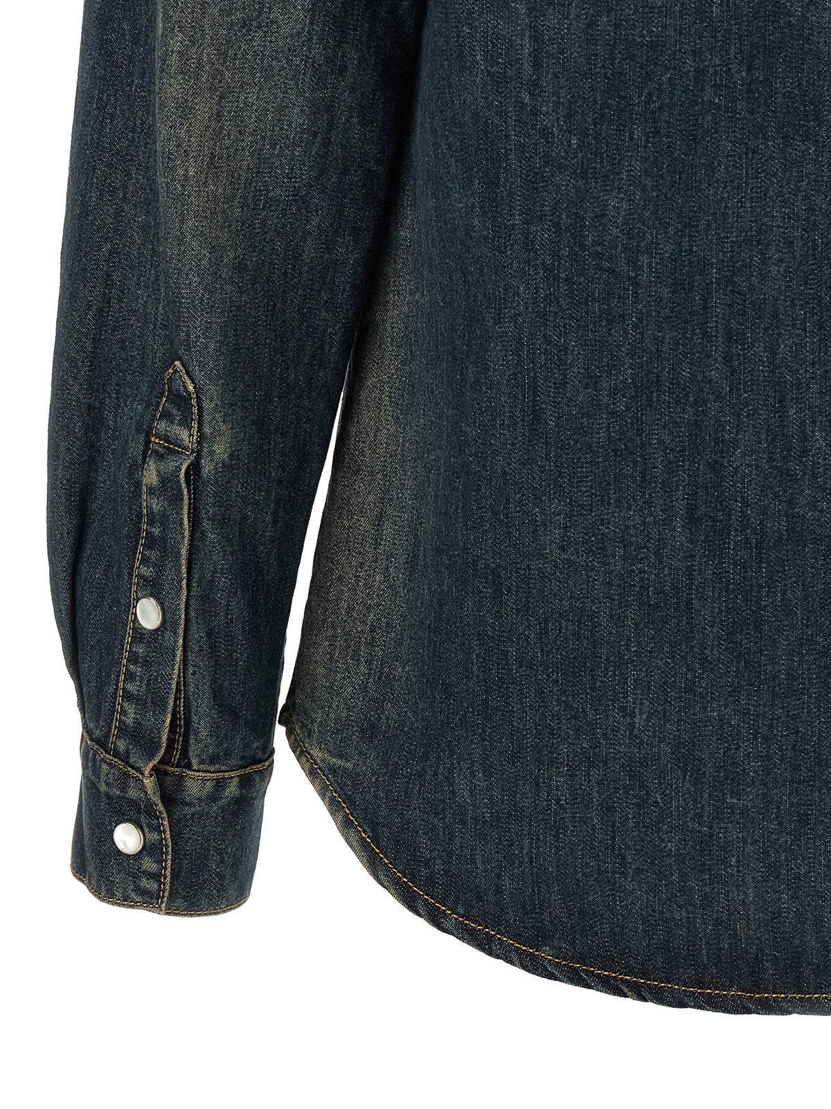 Fendi Blaue Baumwollbluse