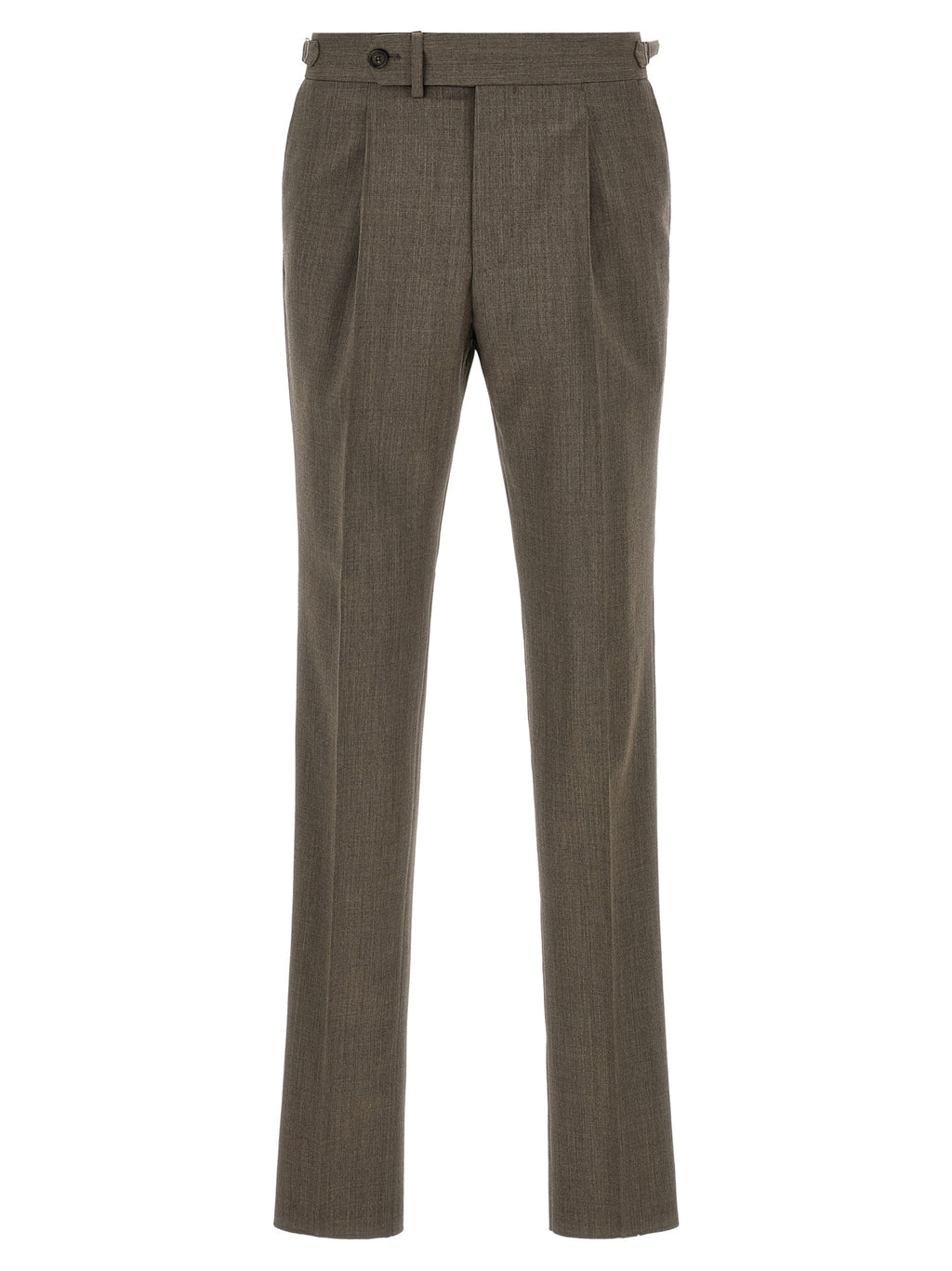 Pal Zileri Braune Wollstoffhose