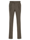 Pal Zileri Braune Wollstoffhose
