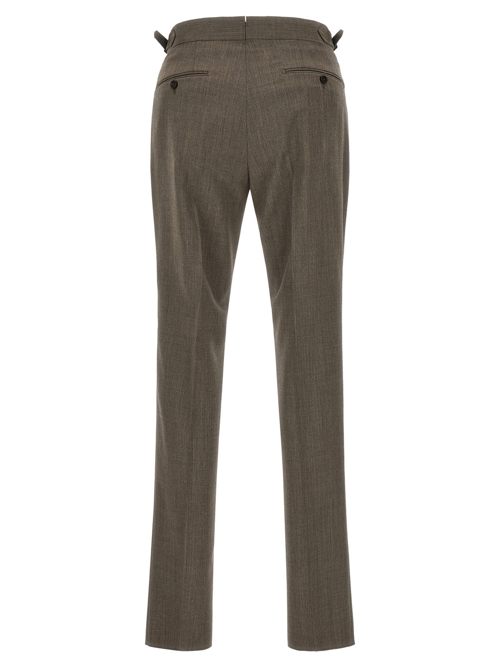 Pal Zileri Braune Wollstoffhose