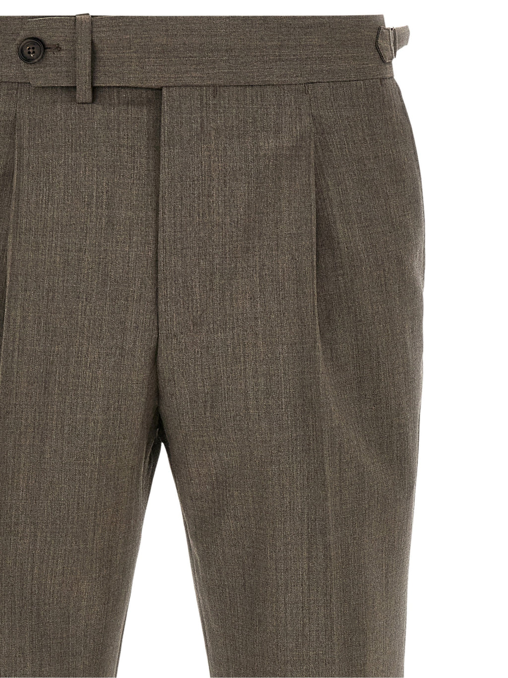 Pal Zileri Braune Wollstoffhose