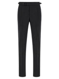 Pal Zileri Graue Wollstoffhose