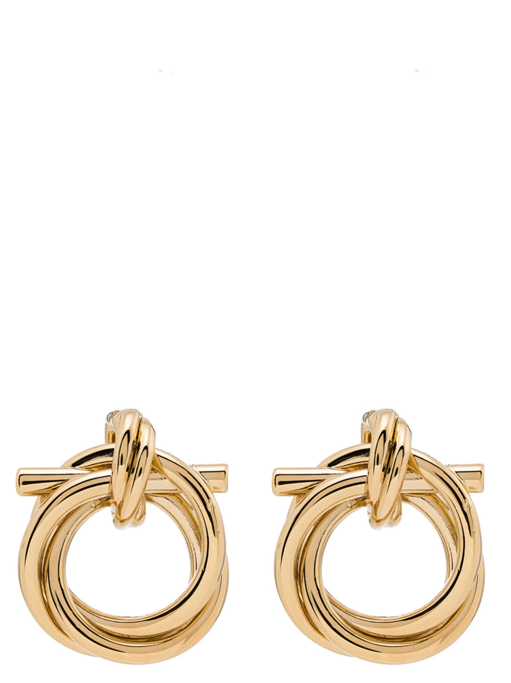 Ferragamo Ohrringe aus Goldmessing