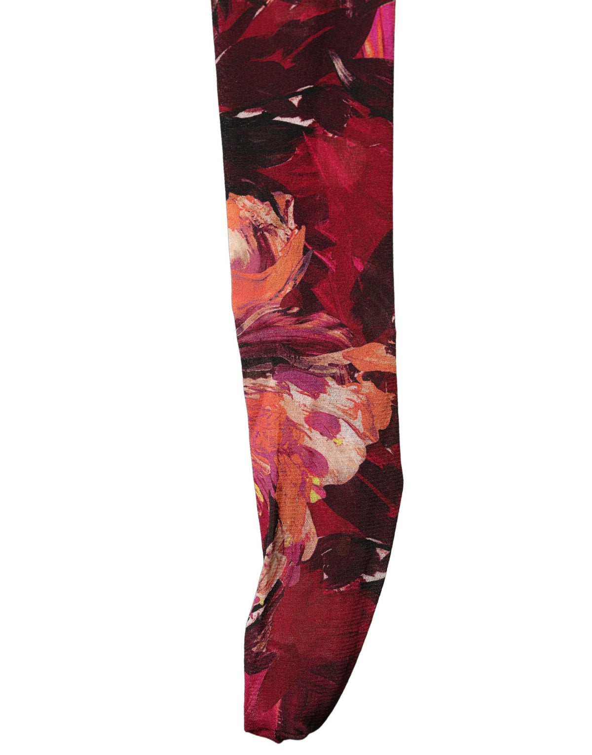 Dolce & Gabbana Mehrfarbige florale Nylonstrümpfe Socken