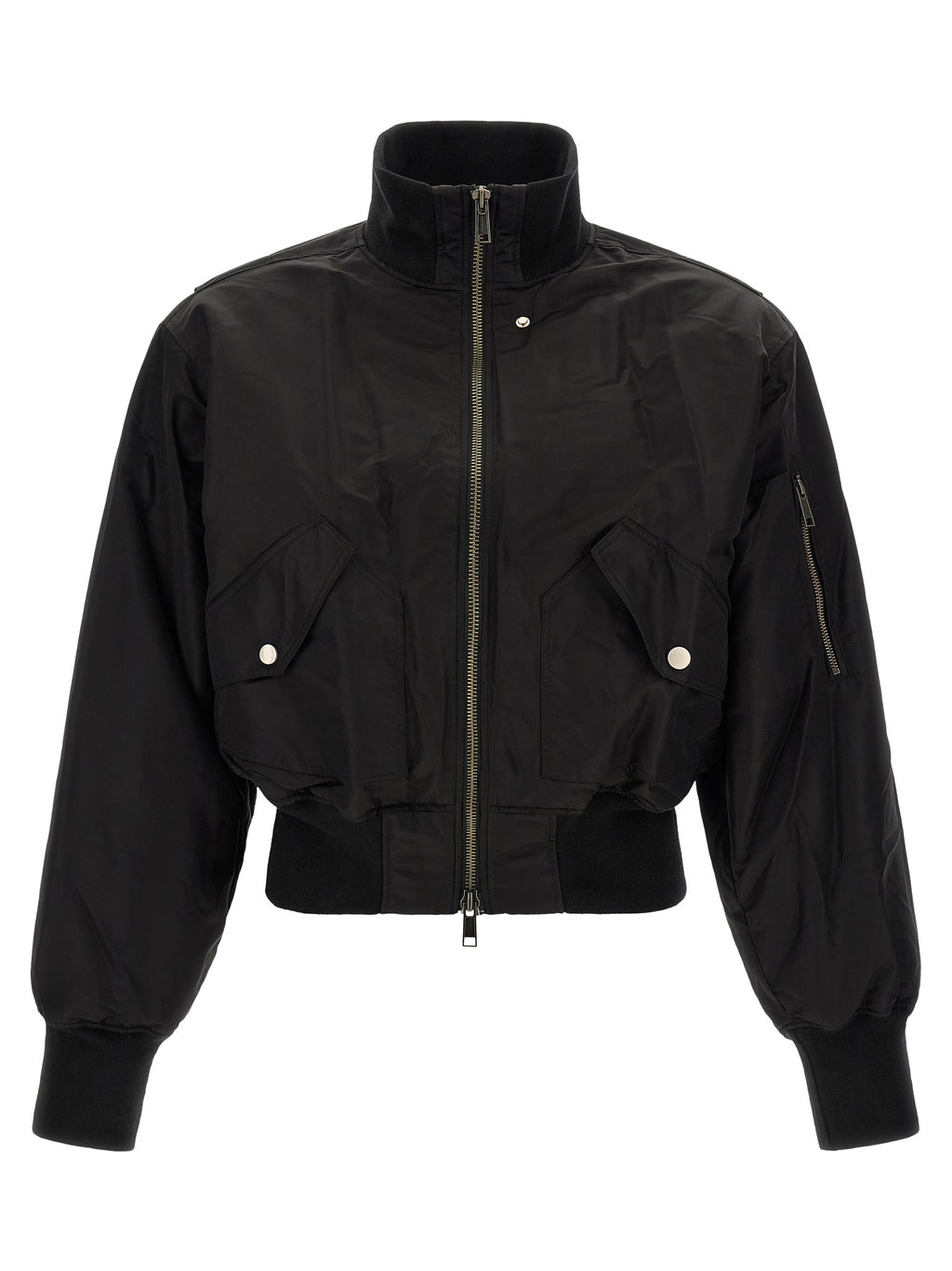 Entire Studios Schwarzer Nylon-Bomber