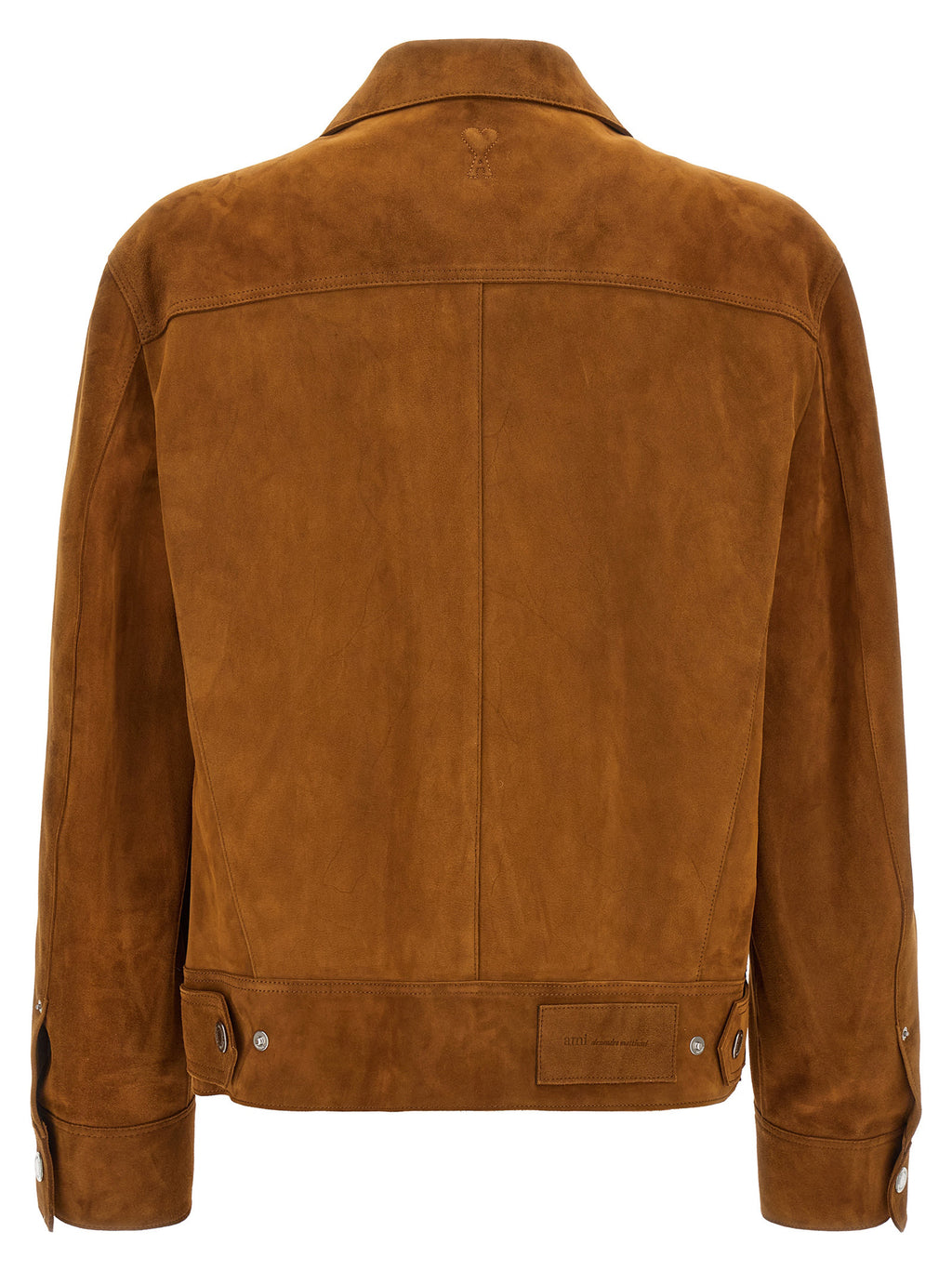 Ami Paris Braune Jacke aus Ziegenleder