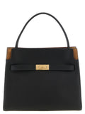 Tory Burch Schwarze Lammleder Umhängetasche