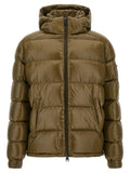 Herno Zweifarbige Polyamid-Steppjacke in voller Länge