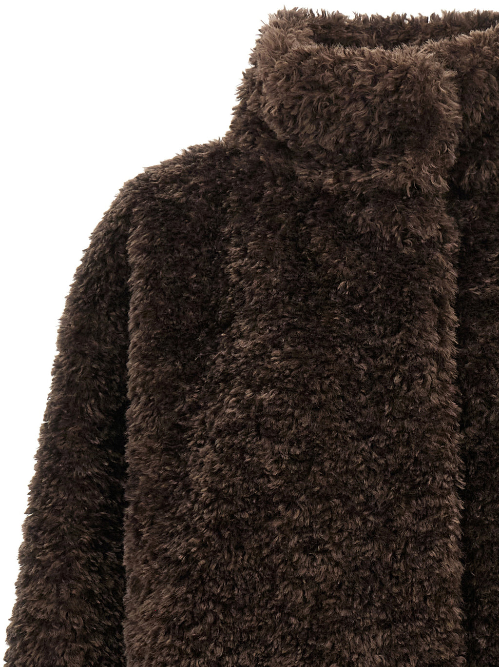 Herno Braune Polyester-Jacke in voller Länge
