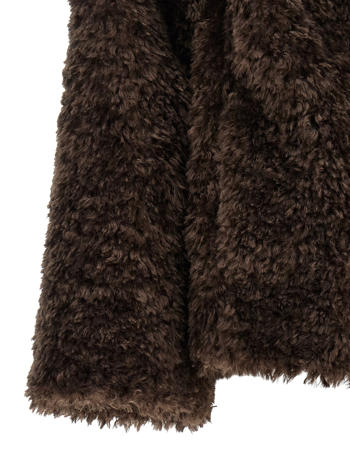 Herno Braune Polyester-Jacke in voller Länge
