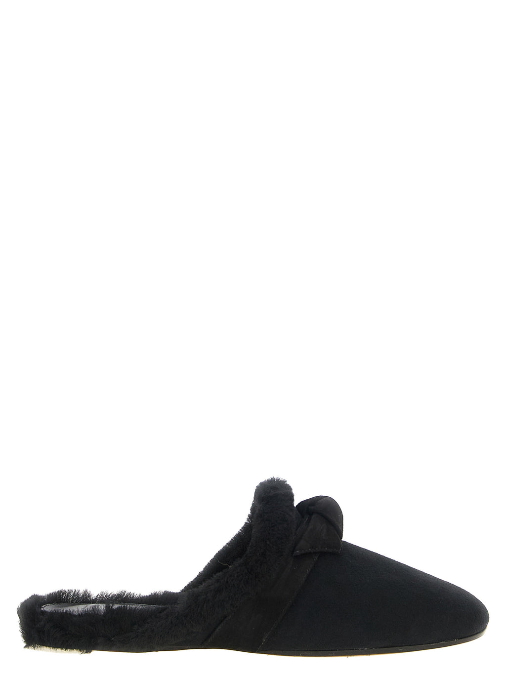 Alexandre Birman Schwarze Mules aus Kalbsleder