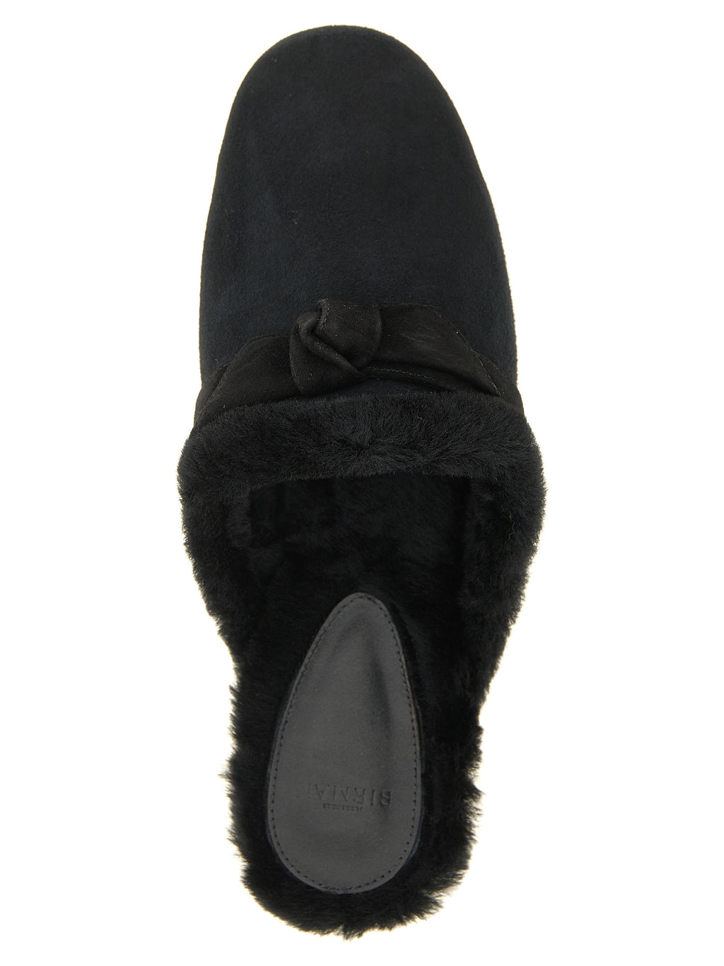 Alexandre Birman Schwarze Mules aus Kalbsleder