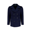 Autore Blauer Wollmantel