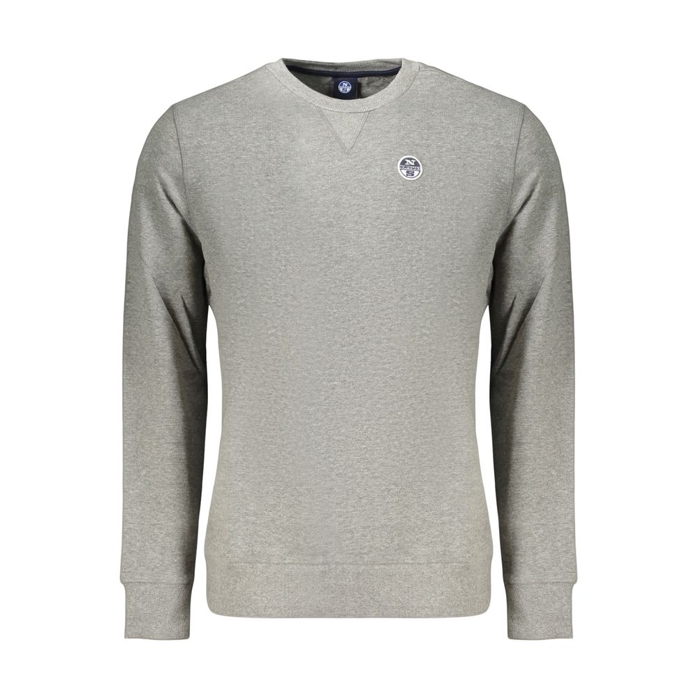 North Sails Graues Baumwoll-Sweatshirt für Herren