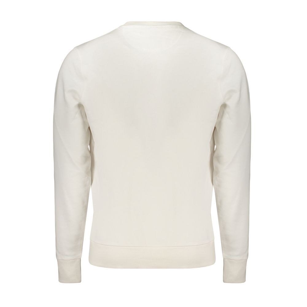 North Sails Weißes Herren-Sweatshirt aus Baumwolle