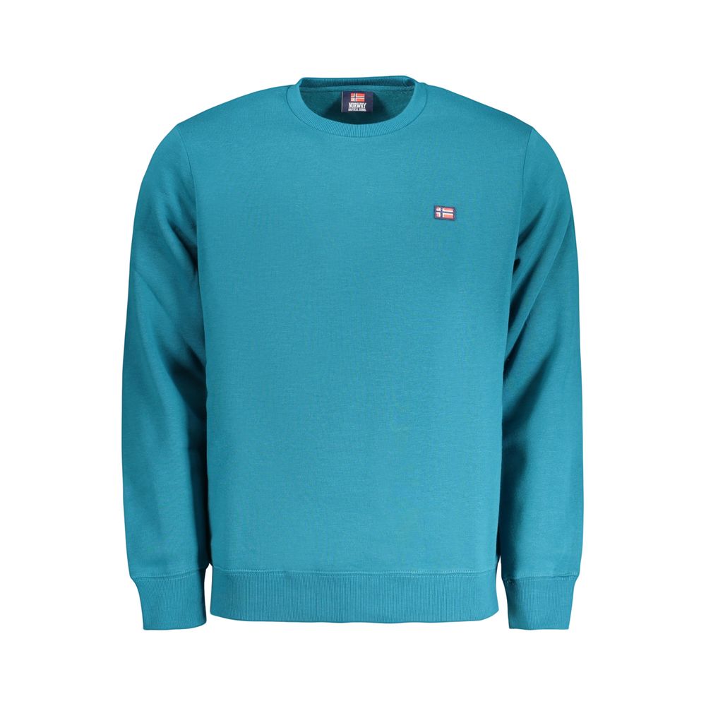 Norway 1963 Blaues Baumwoll-Sweatshirt für Herren