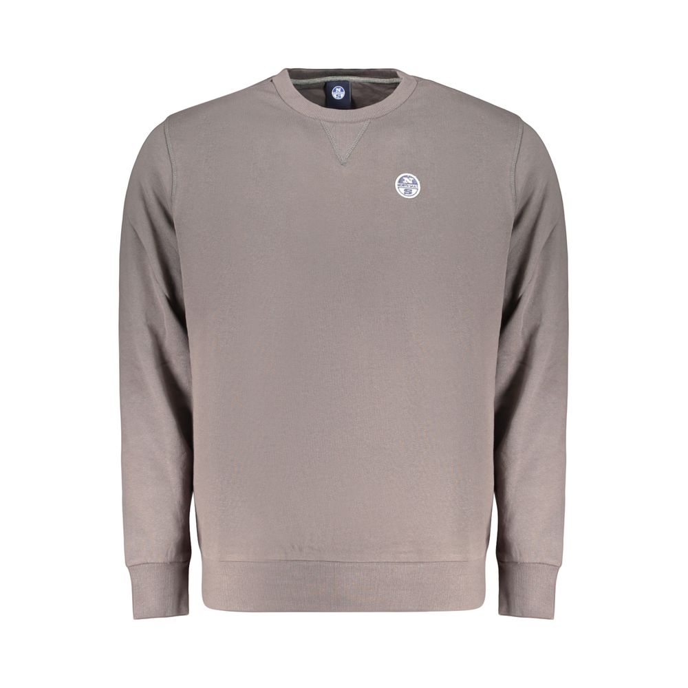 North Sails Graues Baumwoll-Sweatshirt für Herren