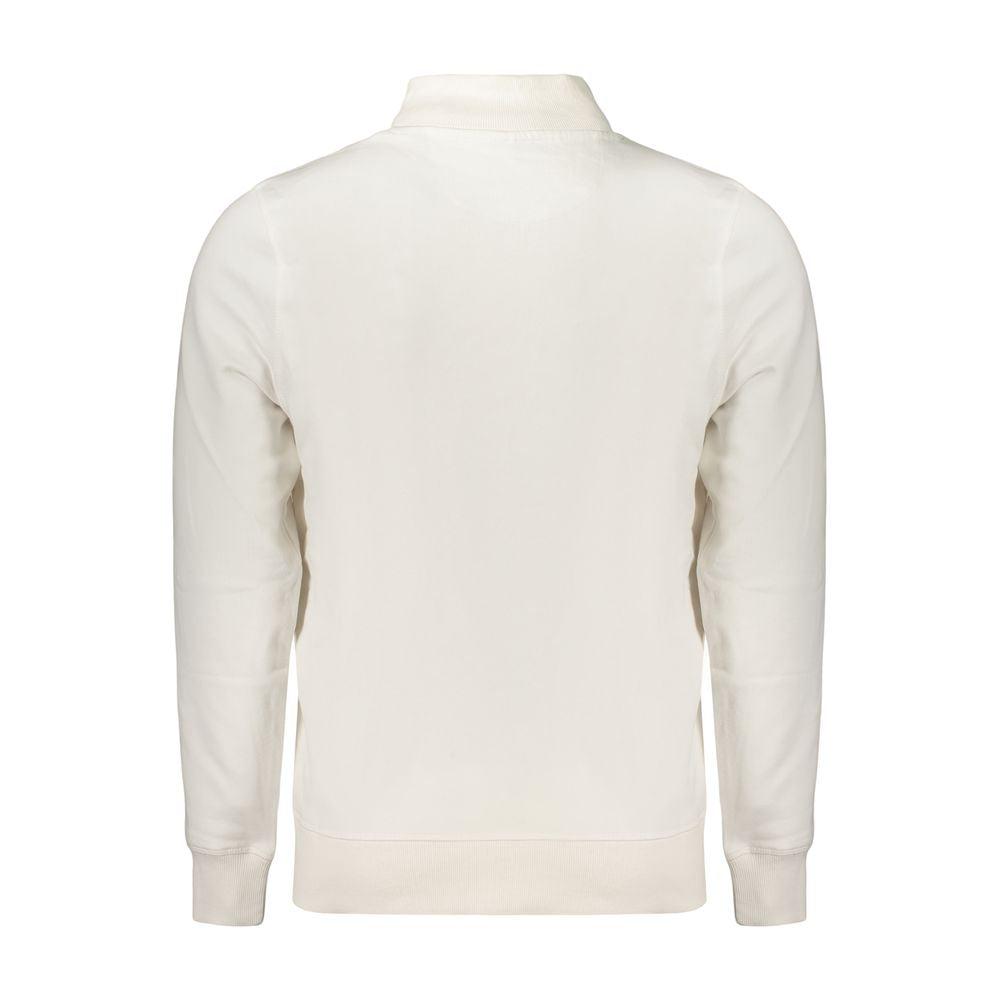 North Sails Weißes Herren-Sweatshirt aus Baumwolle