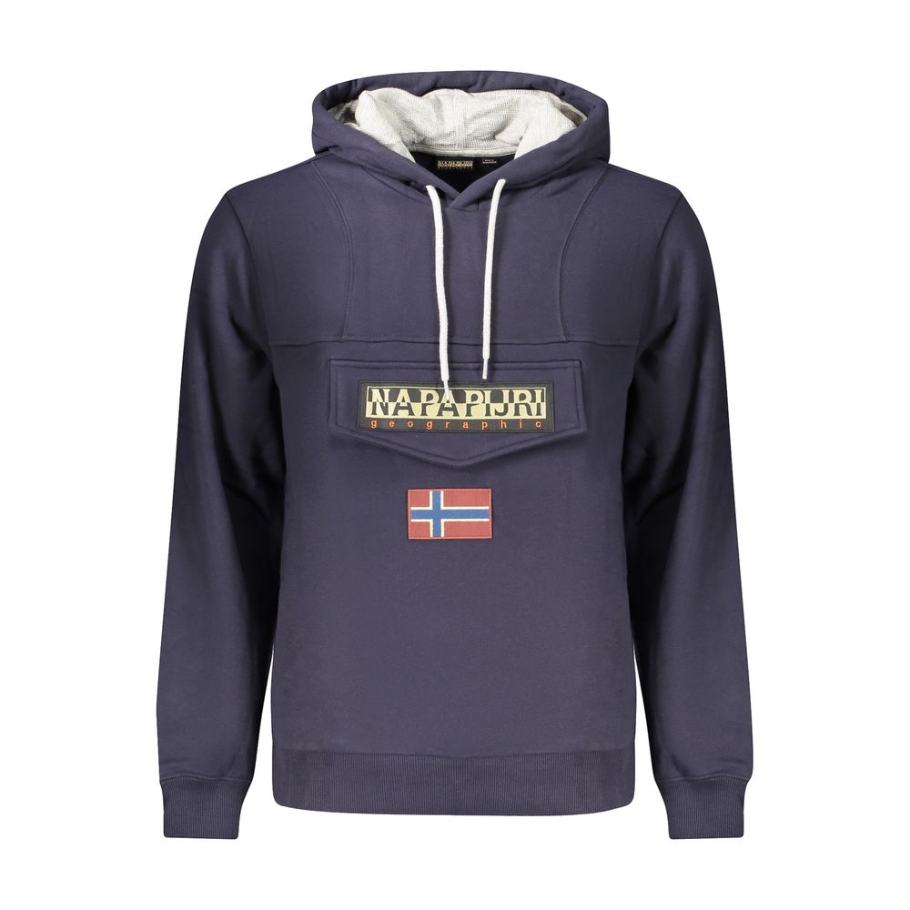 Napapijri Blauer Baumwoll-Sweatshirt