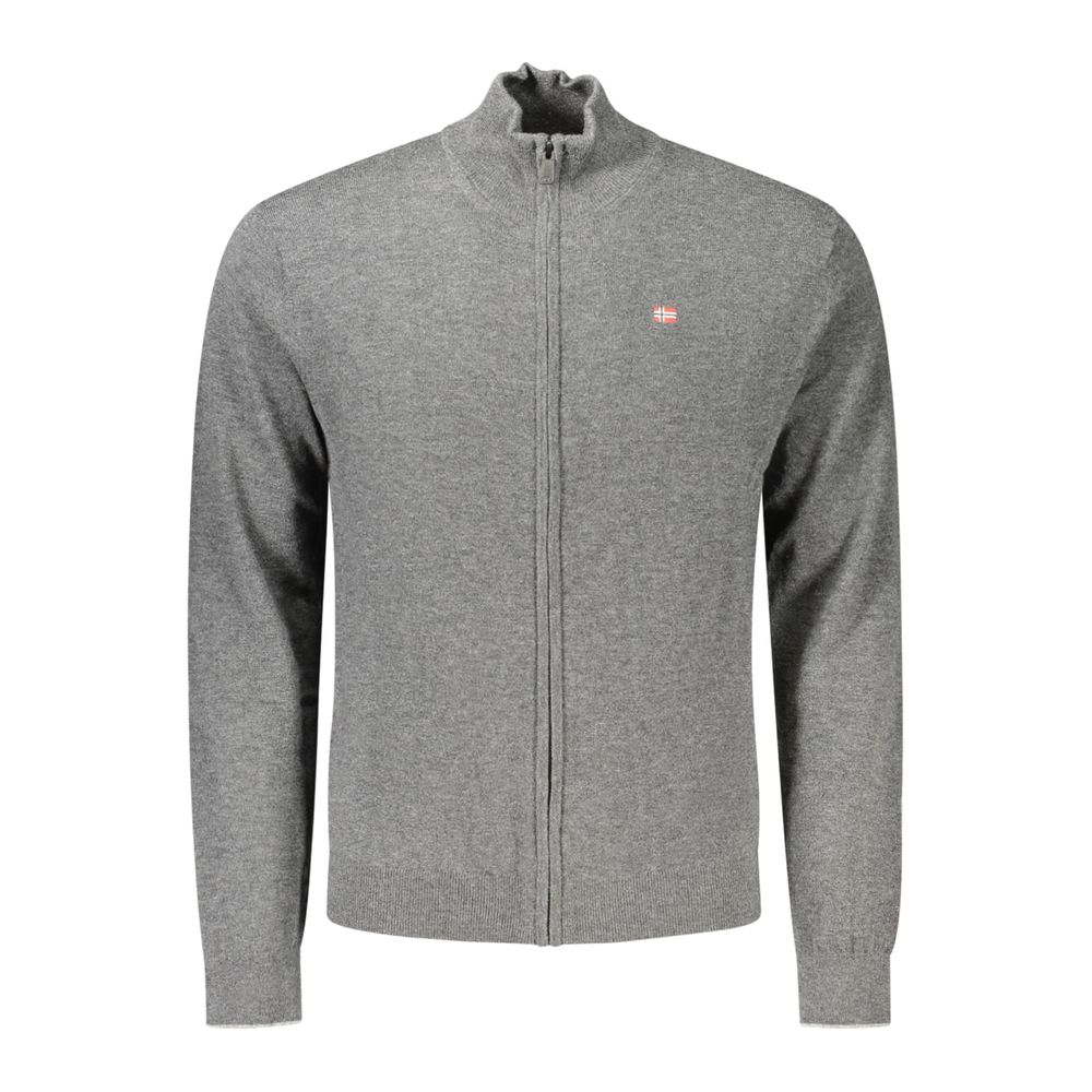 Napapijri Grauer Pullover aus Wolle