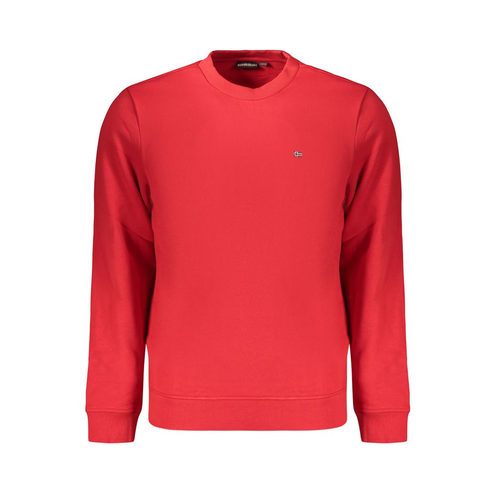 Napapijri Herren-Sweatshirt aus Baumwolle Rosso