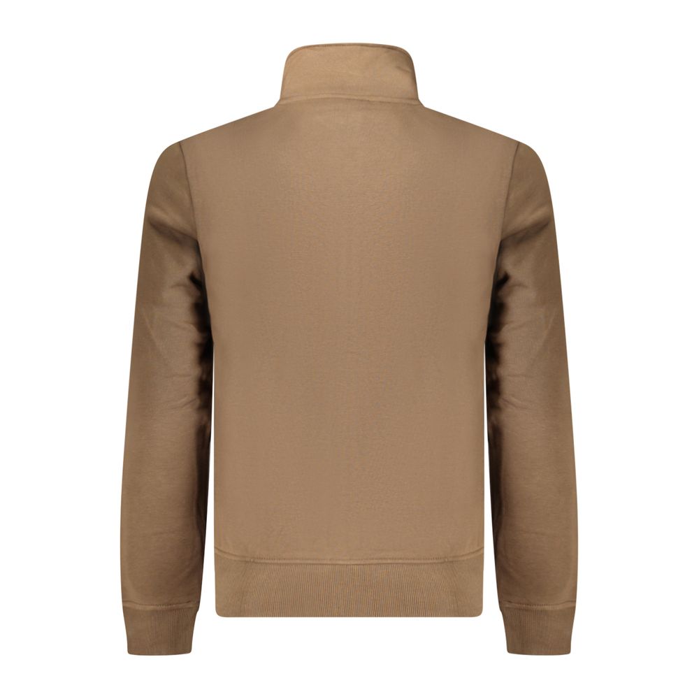 Napapijri Braunes Baumwoll-Sweatshirt für Herren