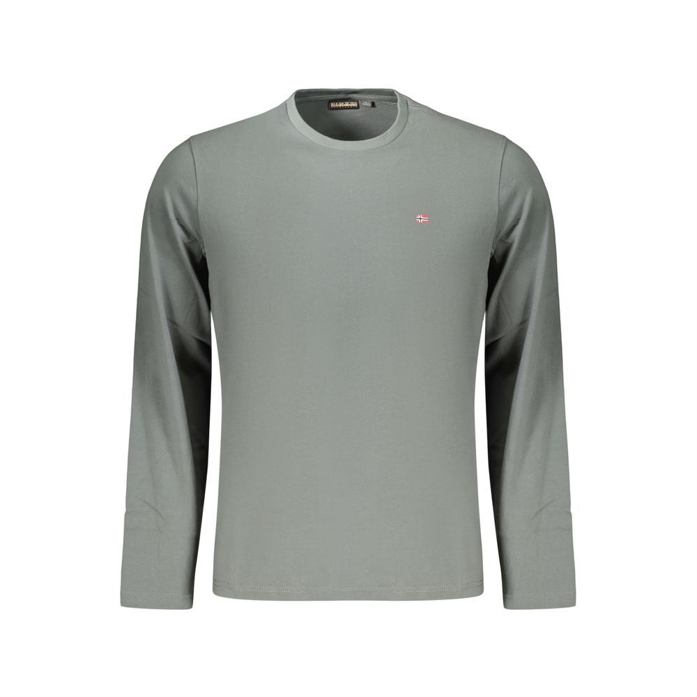 Napapijri Grünes Baumwoll-T-Shirt