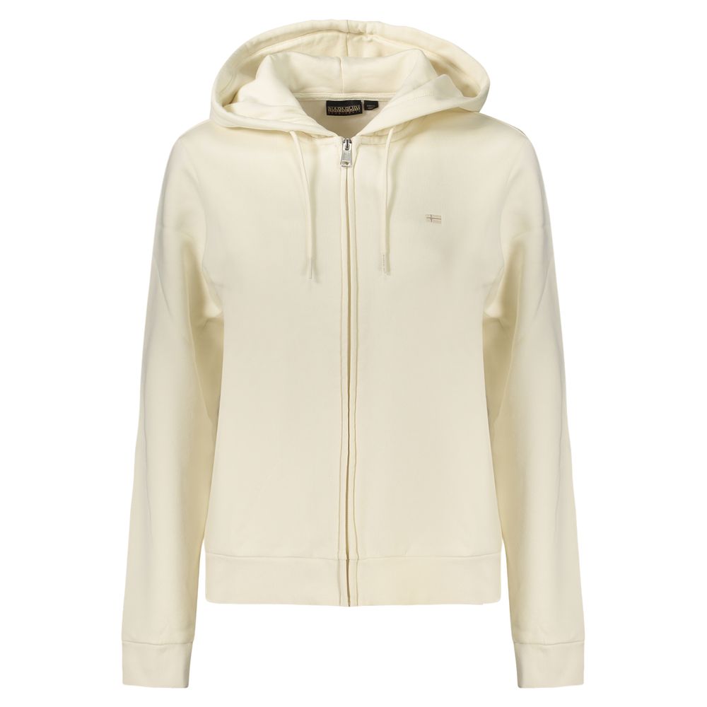 Napapijri Weißes Baumwoll-Sweatshirt