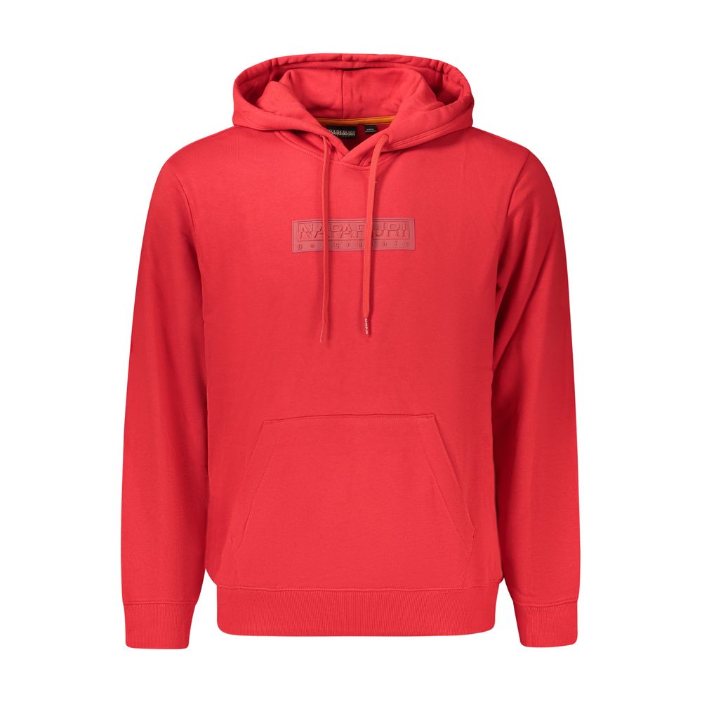 Napapijri Rotes Baumwoll-Sweatshirt