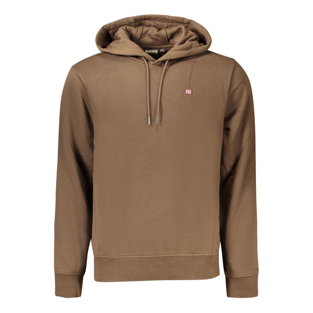 Napapijri Brauner Baumwoll-Sweatshirt