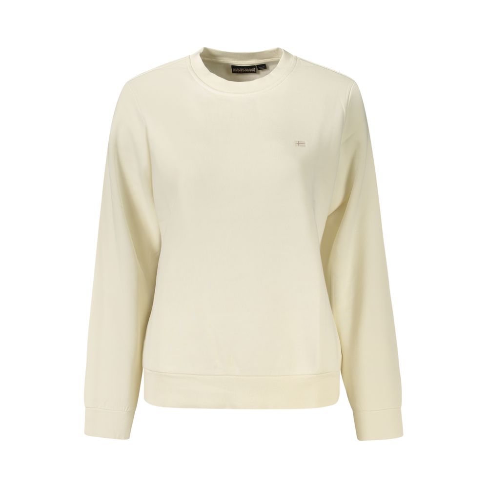 Napapijri Weißes Baumwoll-Sweatshirt