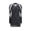 Blumarine Schwarzes Polyamid-Cocktailkleid