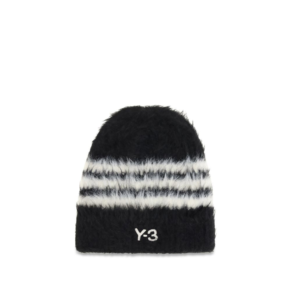 Y-3 Mütze aus schwarzem recyceltem Polyamid