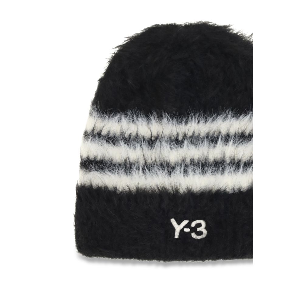 Y-3 Mütze aus schwarzem recyceltem Polyamid