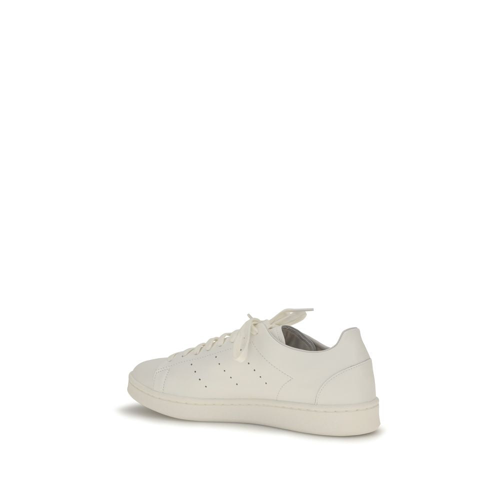 Y-3 Weiße Kalbsleder Bos Taurus Athletic Sneaker
