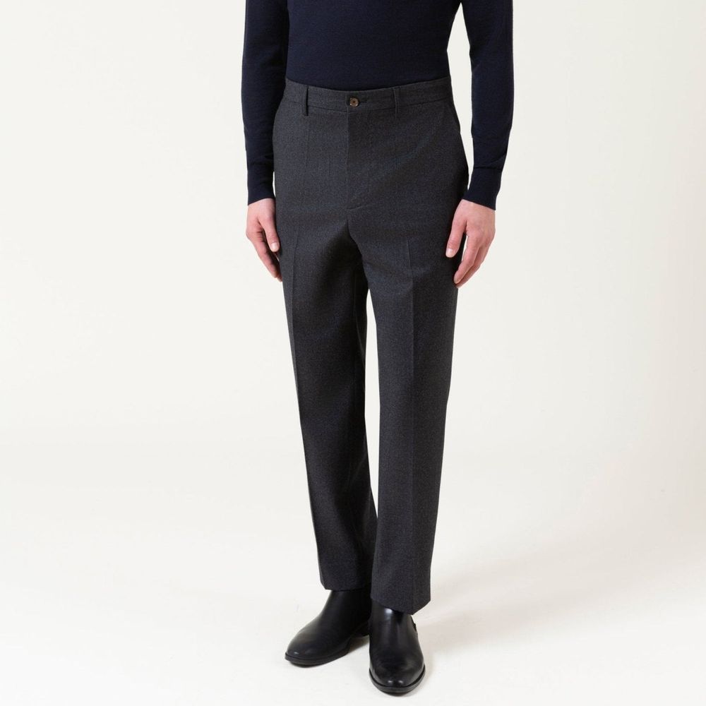 Autore Graue Wollstoffhose