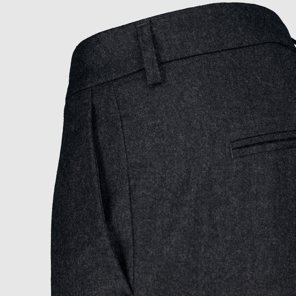 Autore Graue Wollstoffhose