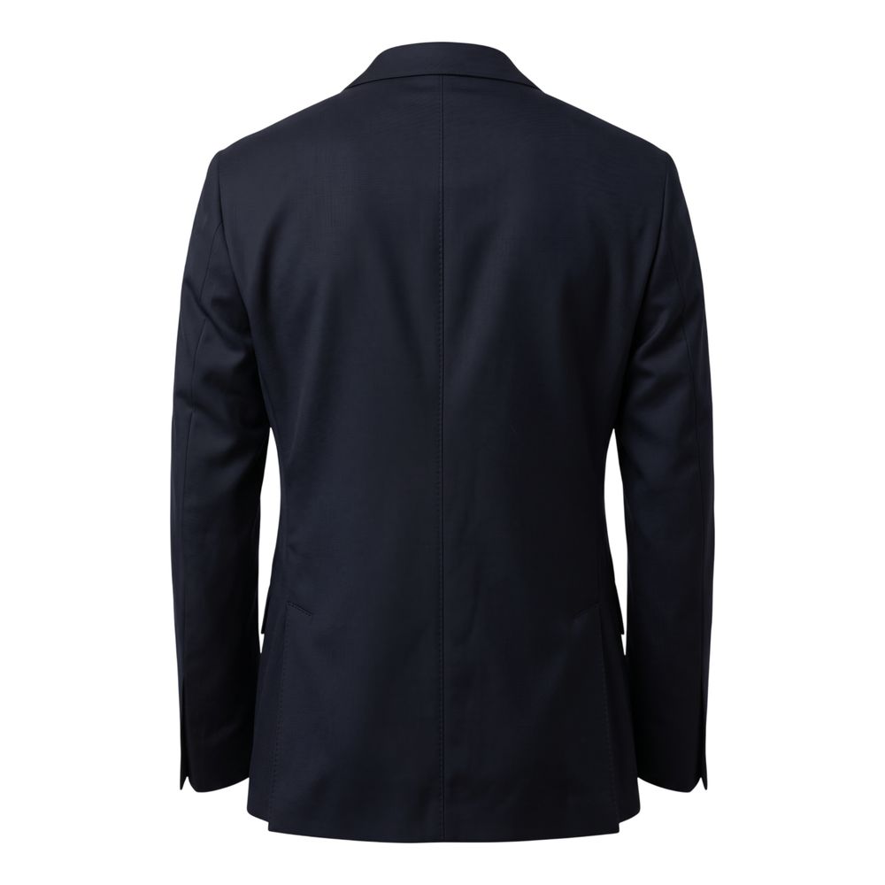 Roberto Pepe Luxury Blaue Herrenjacke aus Viskose